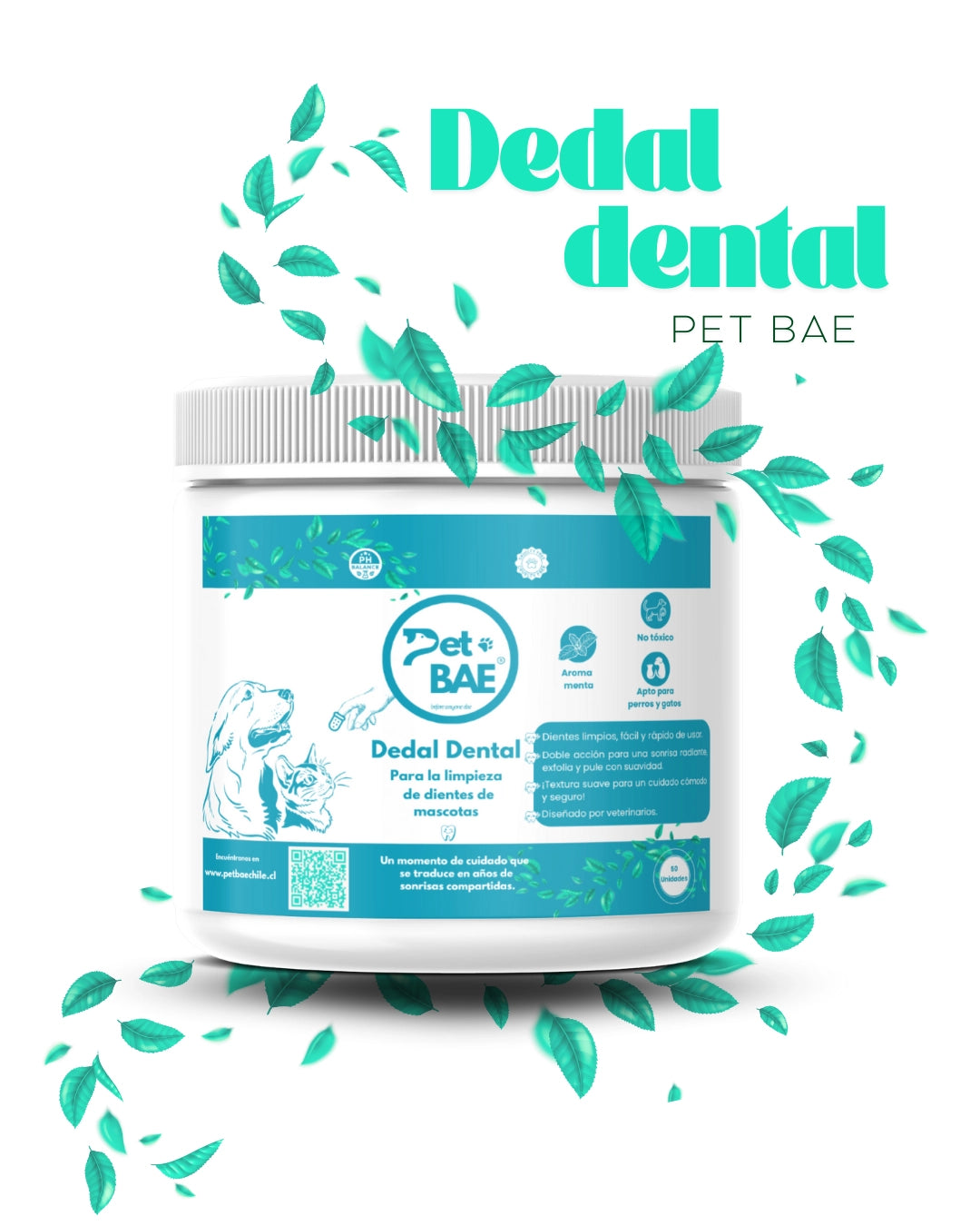 Dedales dentales desechables para mascotas Pet BAE