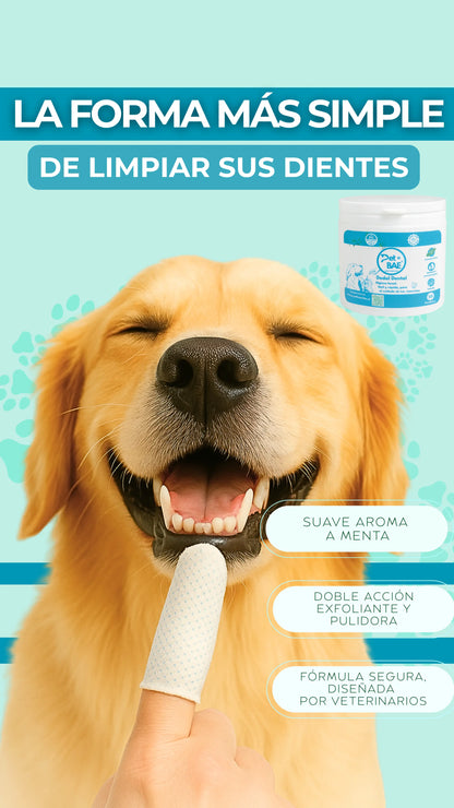 Dedales Dentales Desechables para Mascotas