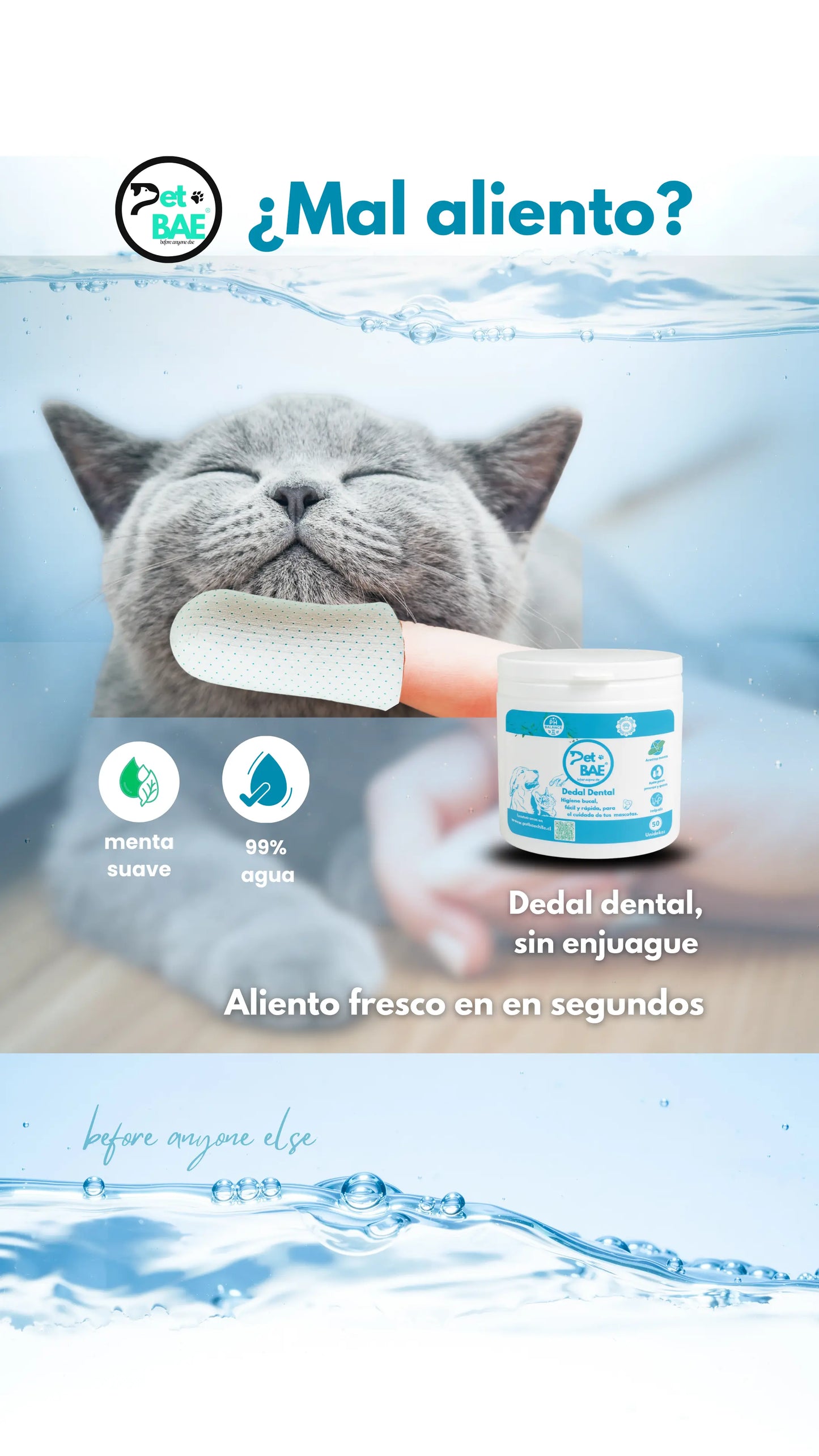 Dedales Dentales Desechables para Mascotas