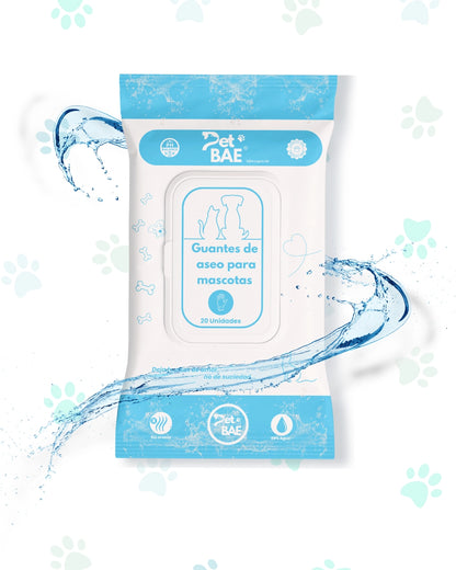 Guantes de higiene para mascotas, 99% agua purificada (EDI) – Pet BAE