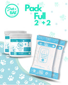 Pack Full 2+2 — 2 Barriles Dentales + 2 Guantes | Pet BAE
